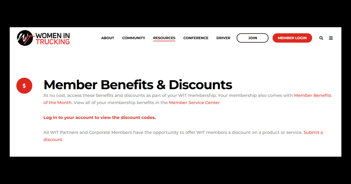 member discounts